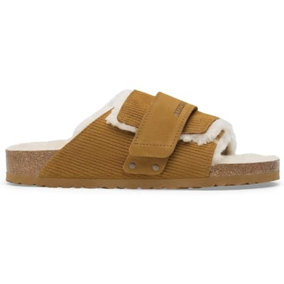 Sandalen Birkenstock Kyoto Shearling Suede Leather/Fur