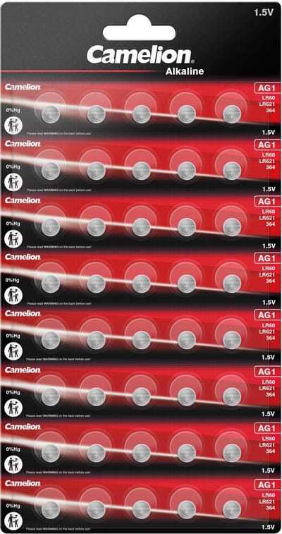Camelion Alkaline AG1 1,5V blister 40