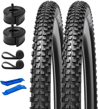 Fietsbanden Set - Banden Binnenbanden - Mountainbiken Trail - Opvouwbaar Clincher - 27.5 x 2.25