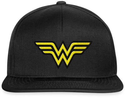 DC Comics Wonder Woman Logo Borduurwerk Snapback cap