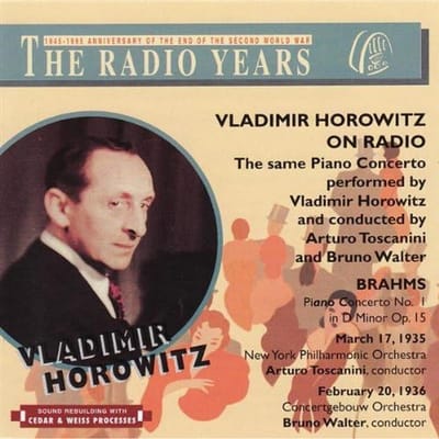 CD HOROWITZ VLADIMIR - Vladimir Horowitz speelt Brahms  RY54 Italië Klassiek Gebruikt