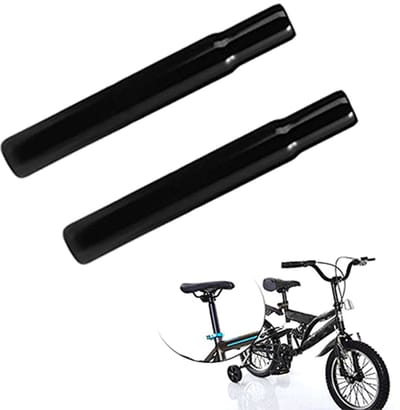 2-stuks 18*2,54 cm - Zadelpen voor kindermountainbike - Fietszadelpen - Zwarte kinderzadelpen - Fietszadelpen - Uit één stuk gegoten - Stijlvol en aantrekkelijk - Geschikt voor kinderfietsen, mountainbikes, enz. - Zwart