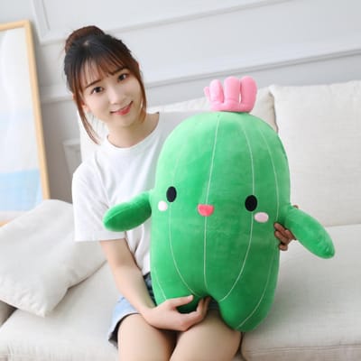 1 st 25 /40 /65cm Kawaii Pluche Cactus Speelgoed Gevulde Zachte Plant Poppen Kussen Voor Kinderen Baby Kinderen Speelgoed Verjaardag Decoratie Geschenken 40cm