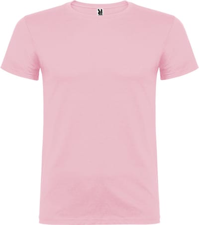 Zacht Roze 5 pack t-shirts Roly Beagle maat S