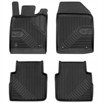 Frogum No.77 Automatenset - Geschikt voor Opel Signum (2003-2008) - 4-delig - Perfecte Pasvorm - TPE Rubber - Hoge Rand 4cm - Geurloos - Zwart