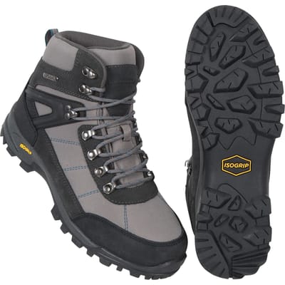 Mountain Warehouse Heren Storm Extreme Suede Waterdichte Wandelschoenen (Donkergrijs)