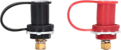 Allecto - Kit Post oplader terminal - Eenvoudig te installeren - 2 stuks - Voorkomt kabels oversteken - Geschikt voor boten - 250 Ampère