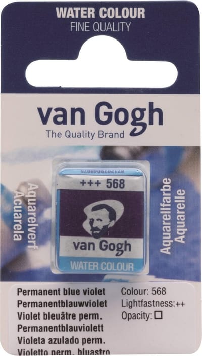 Aquarelverf - 568 Permanentblauwviolet - van Gogh - Napje