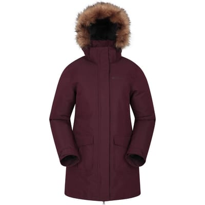 Mountain Warehouse Dames/Dames Tarka II Lang Gewatteerd Jasje (Bourgondië)