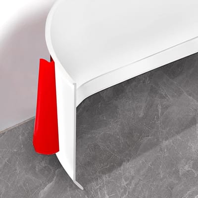 Zelfklevende PVC Plinten 10 cm x 3 m, Decoratieve Plinten voor Keuken, Badkamer en Woonkamer, Duurzaam PVC Profiel voor Interieurdecoratie