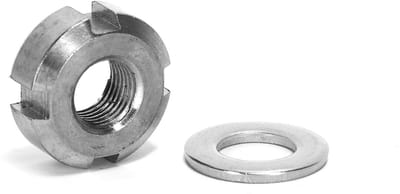 Fiets Metalen Achterbrug As Moer Set van 1, 304 Roestvrij Staal, 22x10x8mm, Geschikt voor Surron Light Bee en Andere Fietsen