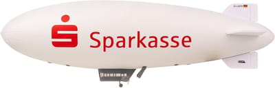Luchtballon Spaarpot - Model Voertuig - Modelbouw Spoor N - Gedetailleerd Ontwerp - 1:160 Schaal - Wit