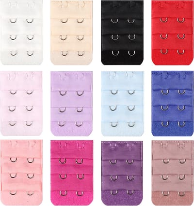 BH verlengstuk 12 haaks - BH accessoires - Beha verlenger - BH Verlengen - 12 kleuren - Beha Extender 3 Haaks - Bra Extender BH accessoire