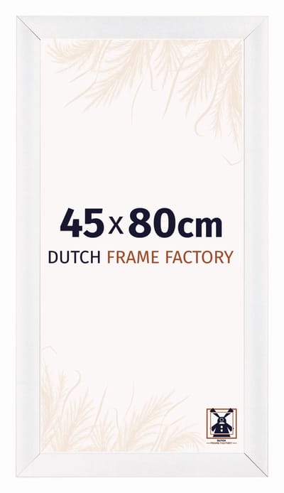 Fotolijst 45x80 cm - MDF - Wit Hoogglans - Praag