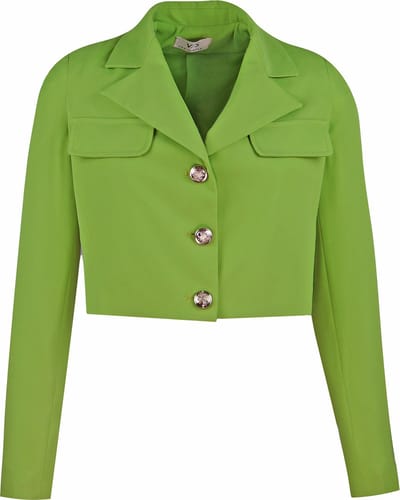 Verysimple - korte groene blazer - maat 34 (IT40)