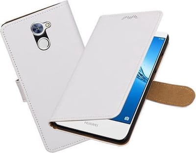 BestCases.nl Huawei Y7 / Y7 Prime Effen booktype hoesje Wit