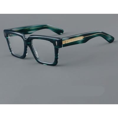Topkwaliteit Heren Retro Vierkant Brilmontuur Designer Acetaat Optische Brillen Leesbril Presbyopie Brillen Presbyopia3.5