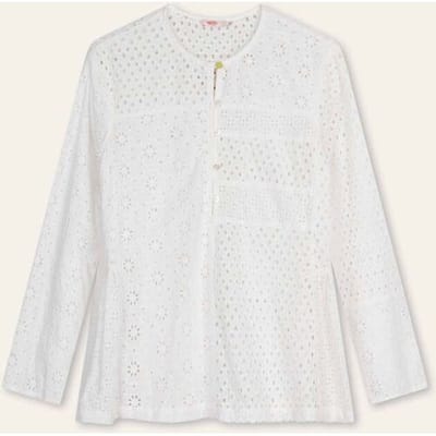 Oilily Bahlia Blouse- maat44 Bright Wit