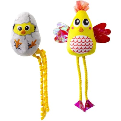 Kattenspeelgoed Kong Scrattles Chicken