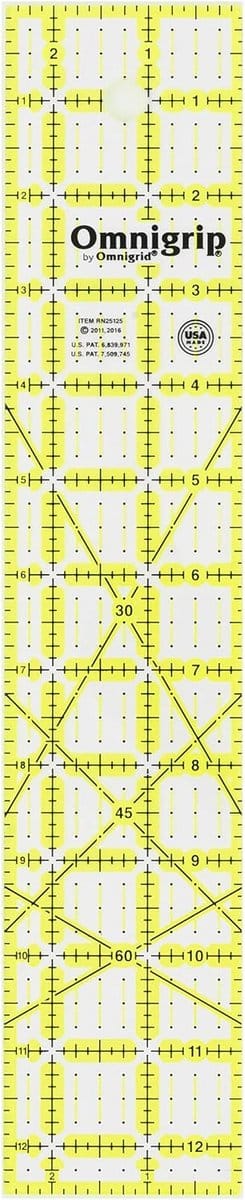 Antislip Quiltliniaal Rechthoekig 64 x 32 cm voor Naaien en Snijden