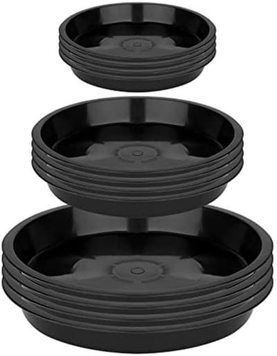 12 Stuks Kunststof Plantenschotel - Rond Tuin Planten Saucer voor Binnen en Buiten
