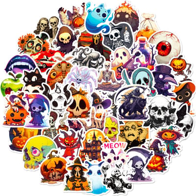 Stickerset Halloween - 50 stuks