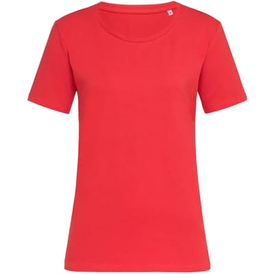 Stedman Claire Relaxed Crew Neck T-Shirt Women S9730 - SCARLET RED - XS