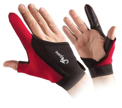 Fil Casting Glove 'Filcast' - Universele maat - Vingerhandschoen - Werphandschoen - Voor Roofvissen en struinend Vissen