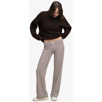 Superdry Athletic Essentials Jerseybroek Slanke Pasvorm Brown Grootte: 36