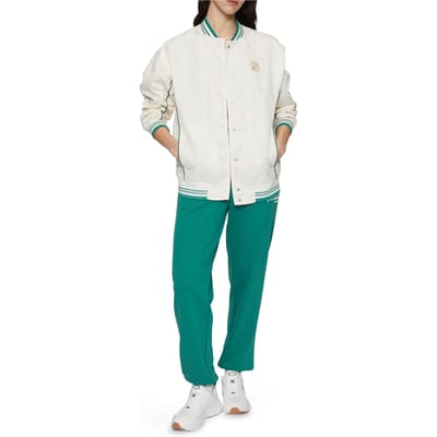 FILA Leme Oversized Baseball Jacket Antique White Size: XS | Bomber Jackets Outlet | Dames | Wit