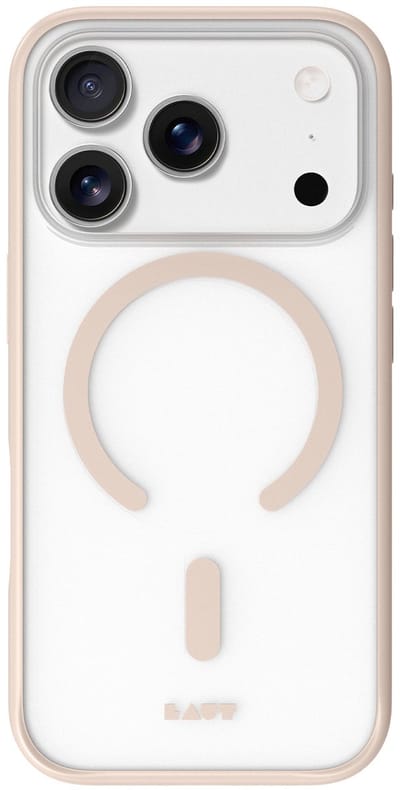 LAUT HUEX PROTECT Hoesje, Mat, Soft-Touch Afwerking, MagSafe® Compatibel, IMPKT Cell® Valbescherming, iPhone 17 Pro, Beige Gold