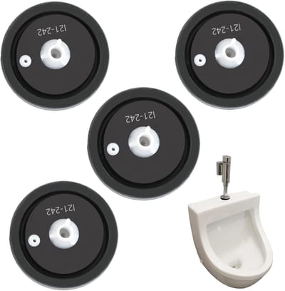 Pack van 4 Toilet Flush Seal - 27 mm - Universele Rubber Membrane voor Snelle Reparatie - Waterdichte Diafragma Ventiel voor Onderhoud van Toilet Tanks en Doorspoelen