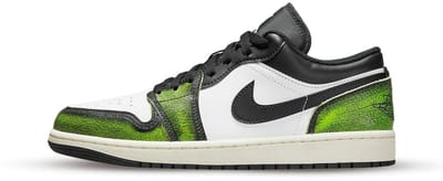 Air Jordan 1 Low Wear Away Electric Green - Maat 40