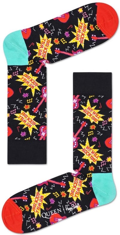 Happy Socks QUE01-9302 Queen We Will Rock You Sock 36-40