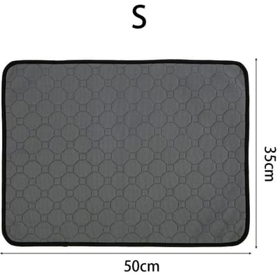 Waterdichte Hondenbedovertrek met Achterkant van Siliconenrubber Wasbare Huisdierendekenovertrek Antislip Hondenbank Waterdichte Beschermer gray