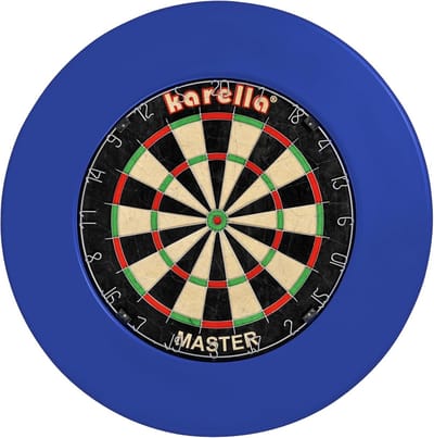 Dartbord Surround - Opvangring Catchring - Muur Beschermen - Eendelig PU Materiaal - 69 x 69 cm - Blauw