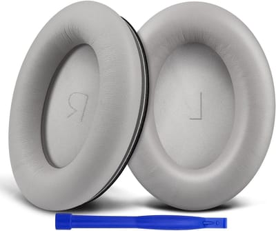 Vervangende oorkussens voor draadloze over-ear noise cancelling koptelefoons, zachte kunstlederen earpads met geluidsisolerende schuim voor optimaal comfort en geluidskwaliteit