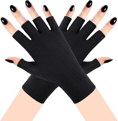 Dailygoods - Professionele Vingerloze UV-Handschoenen voor Manicure