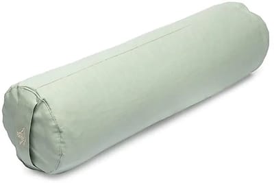 Yoga bolster zachtgroen biokatoen (OCS) – 60 cm x 16 cm