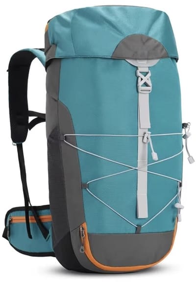 Hiking Rugzak 40L - Trekking rugzak - Hydration Vak - Lichtgewicht - Backpack - blauw