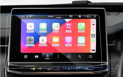 Screen Protector voor 10.1 Inch Uconnect 5 Infotainment Touchscreen - 9H Krasbestendig Gehard Glas, HD Duidelijke Navigatiefilm voor Auto