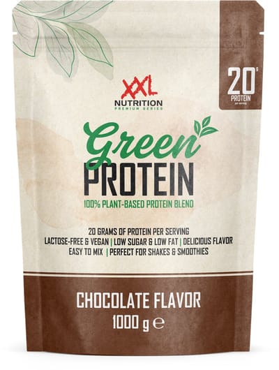 XXL Nutrition - Green Protein - Vegan Eiwitpoeder - Chocolade - 450 gram