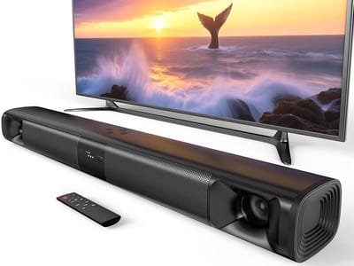 Krachtige 80W 2.0 Soundbar voor Smart TV - Afneembaar 2-in-1 & ARC Ondersteuning