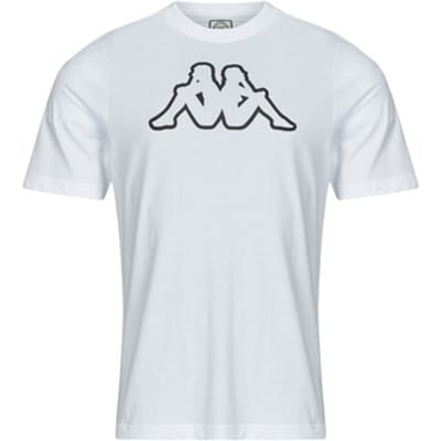 Kappa - T-Shirt Logo Cromen - Herenshirt Wit-XL