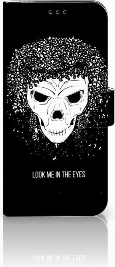 Telefoonhoesje met Naam Samsung Galaxy S9 Plus Skull Hair