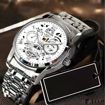 Nieuw Horloge Volautomatisch Niet-mechanisch Horloge Herenhorloge Waterdicht Lichtgevend Zakelijk Licht Luxe Horloge Herenhorloge minimum white