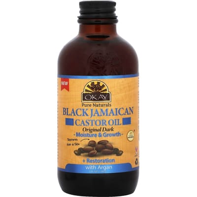 Huile de Ricin Jamaïcaine Noire avec Argan, Originale Sombre, 118ml(4 fl oz) black