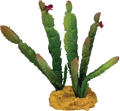 Repto Kunstcactus Needle Red Tip terrariumplant 20 cm voor reptielen en amfibieën