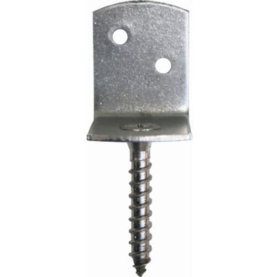 Toolstation Vlechtscherm L-beslag RVS