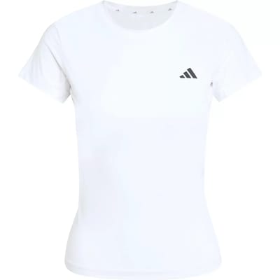 Adidas Power Essentials Workout Contour T-shirt Met Korte Mouwen Wit XS Vrouw